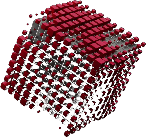 A structure built block by block