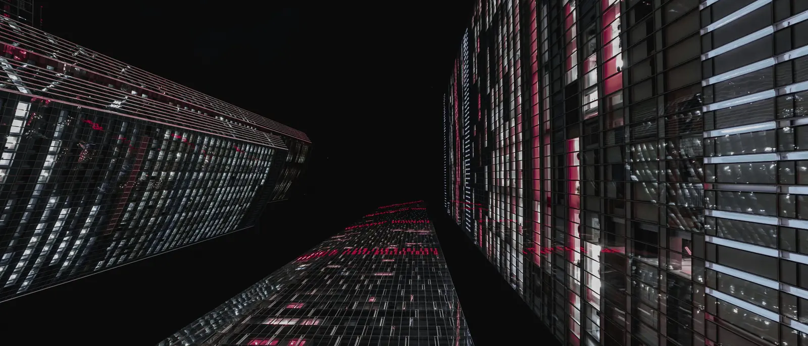 Enterprise towers at night